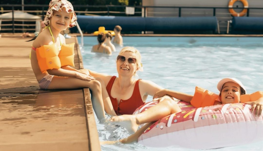 la piscine d'un camping